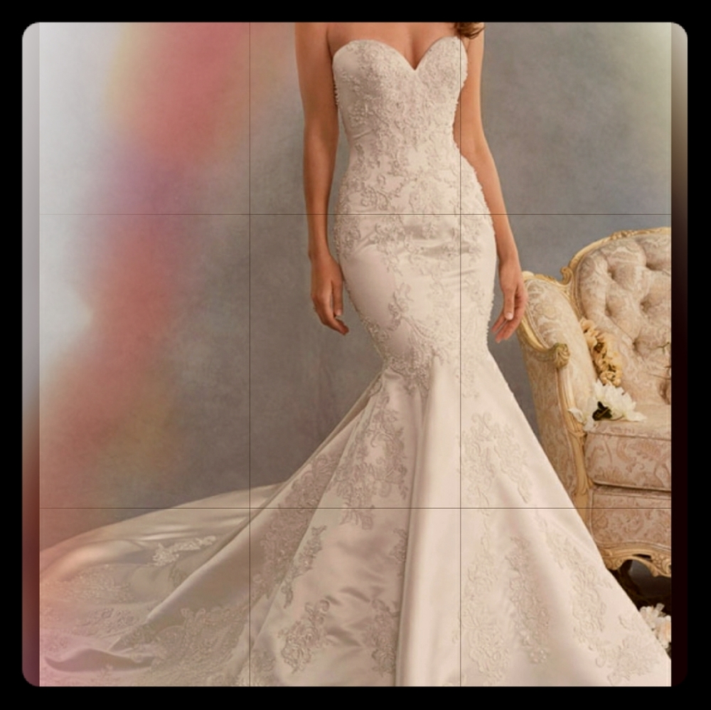 Kenneth Winston 1786 Mermaid Wedding Gown